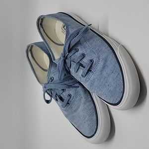 Keds Dream Foam Blue Canvas Lace Up Sneakers Womens 7